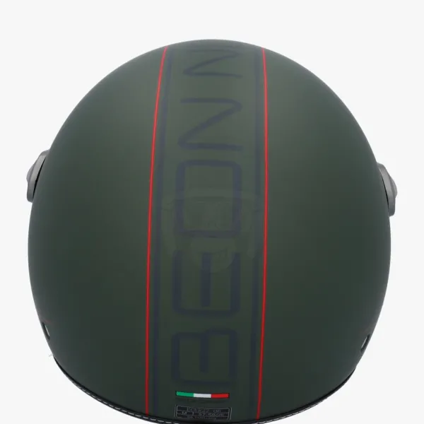 DAMES Beon Vespa Helmen|Jethelmen-Deign-B uxe Ary Green