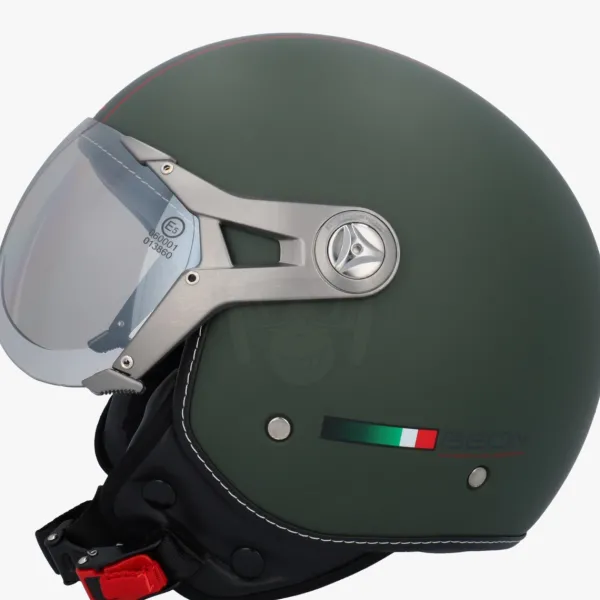 DAMES Beon Vespa Helmen|Jethelmen-Deign-B uxe Ary Green