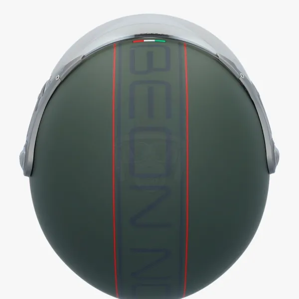 DAMES Beon Vespa Helmen|Jethelmen-Deign-B uxe Ary Green
