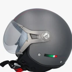 DAMES Beon Vespa Helmen|Jethelmen-Deign-B uxe Titaniu