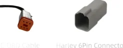 Chigee Technology Motor Accessoires-6pin OBD adapter kabel Harley Davidson MFP0047