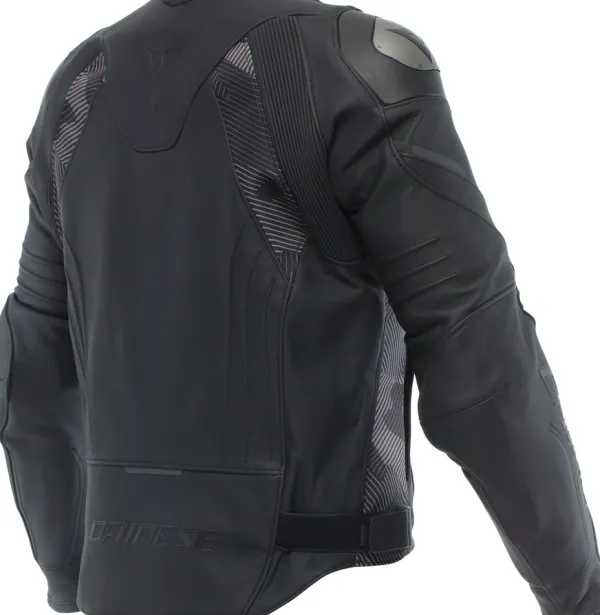 Dainese Motorjassen-Avro 5 Leather Jacket Motorjas Black/Anthracite