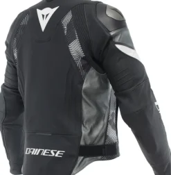 Dainese Motorjassen-Avro 5 Leather Jacket Motorjas Black/White/Anthracite