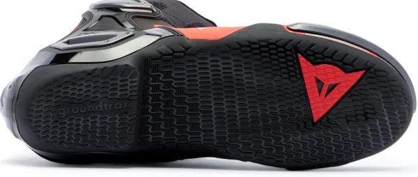 Heren Dainese Heren Motorlaarzen|Race Motorlaarzen-Axial 2 Boots Black/Red-Fluo