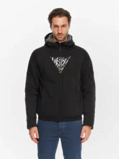 Dainese Motorhoodies|Motorjassen-Bovisa Safety Motorhoodie Black/White 2
