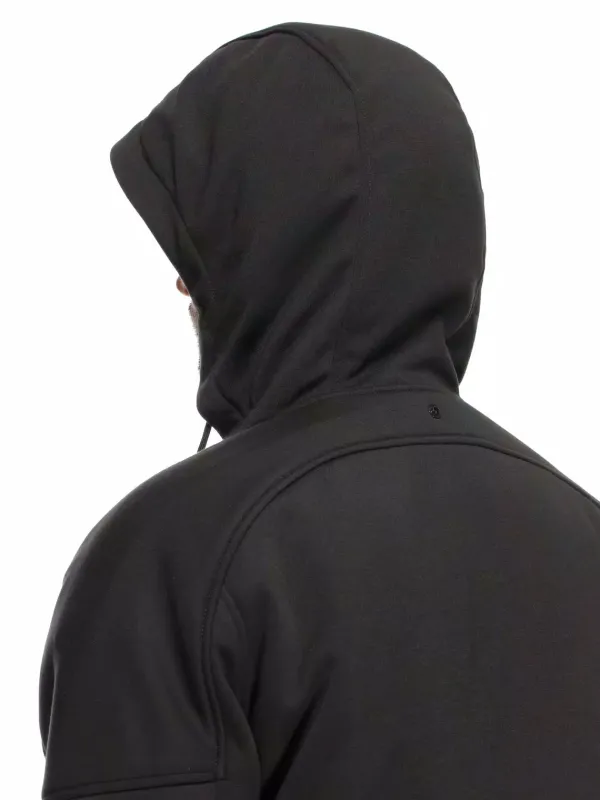 Dainese Motorhoodies|Motorjassen-Bovisa Safety Motorhoodie Black/White 2