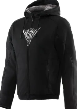 Dainese Motorhoodies|Motorjassen-Bovisa Safety Motorhoodie Black/White 2