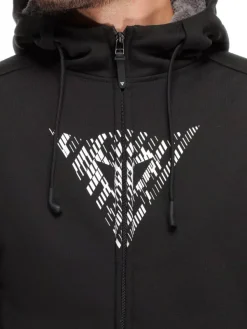 Dainese Motorhoodies|Motorjassen-Bovisa Safety Motorhoodie Black/White 2