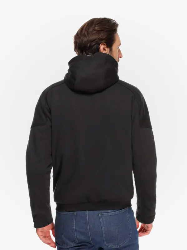 Dainese Motorhoodies|Motorjassen-Bovisa Safety Motorhoodie Black/White 2