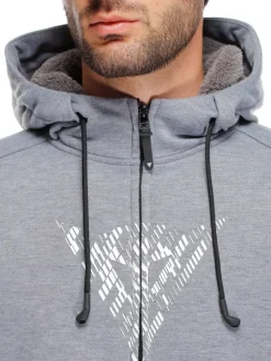 Dainese Motorhoodies|Motorjassen-Bovisa Safety Motorhoodie Grey-Melange/Black N42