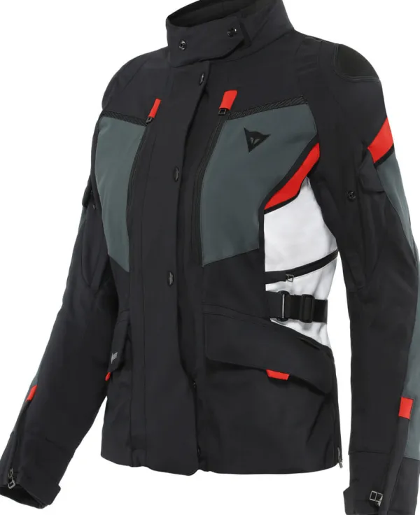 Dainese Motorjassen-Carve Master 3 Gore-Tex Lady Motorjas Black/Ebony/Lava Red 06C
