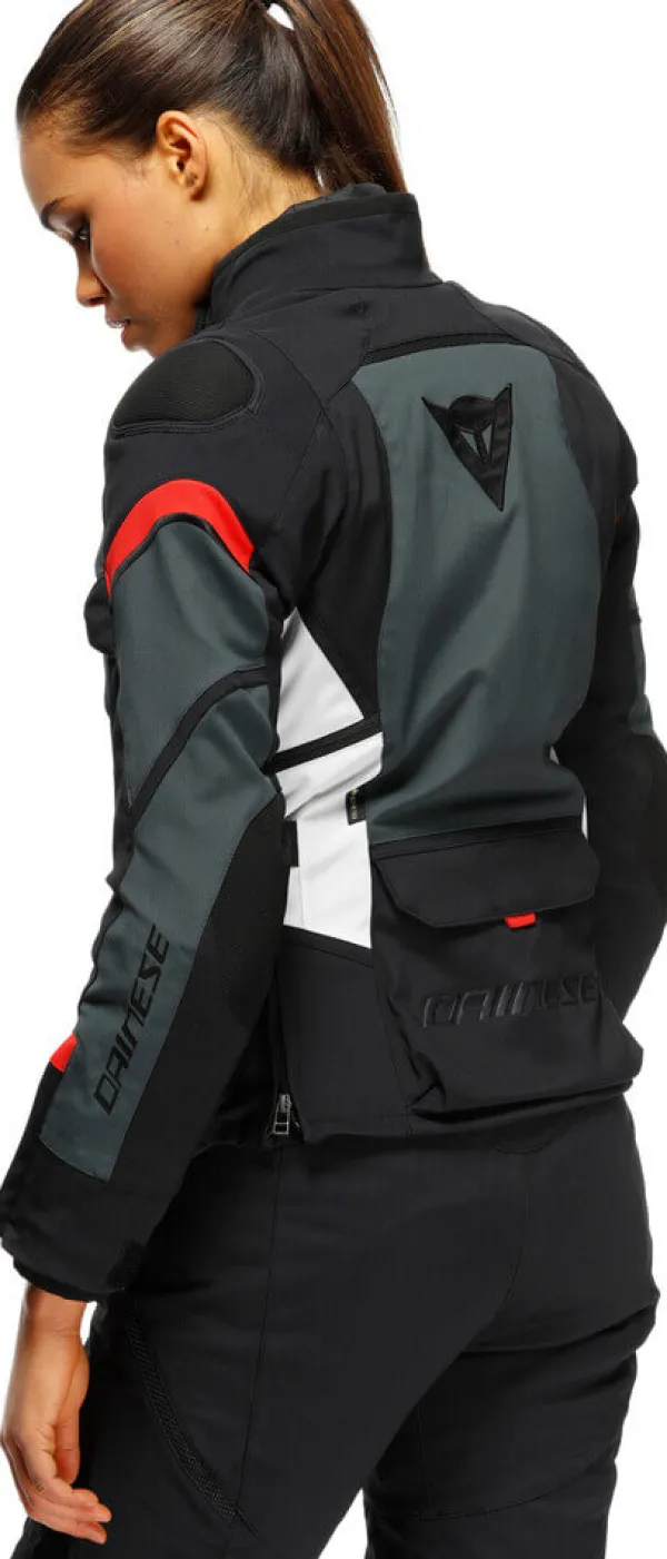 Dainese Motorjassen-Carve Master 3 Gore-Tex Lady Motorjas Black/Ebony/Lava Red 06C