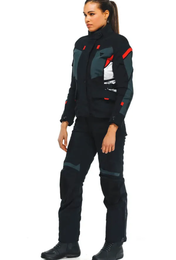 Dainese Motorjassen-Carve Master 3 Gore-Tex Lady Motorjas Black/Ebony/Lava Red 06C