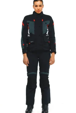 Dainese Motorjassen-Carve Master 3 Gore-Tex Lady Motorjas Black/Ebony/Lava Red 06C