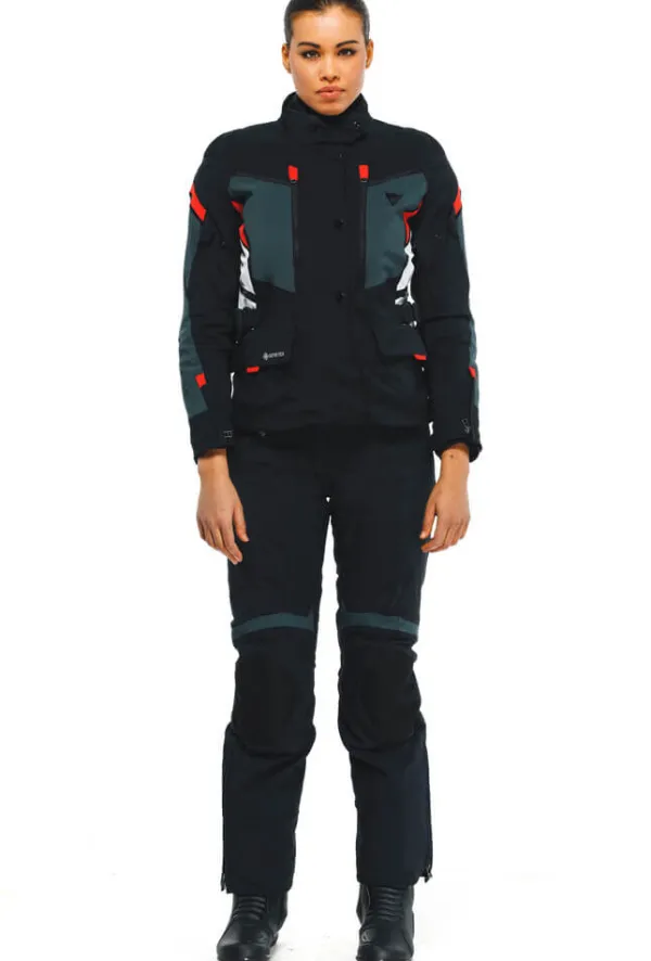 Dainese Motorjassen-Carve Master 3 Gore-Tex Lady Motorjas Black/Ebony/Lava Red 06C