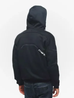 Dainese Motorhoodies|Motorjassen-Daemon-X Motorhoodie Black/Black/White 9