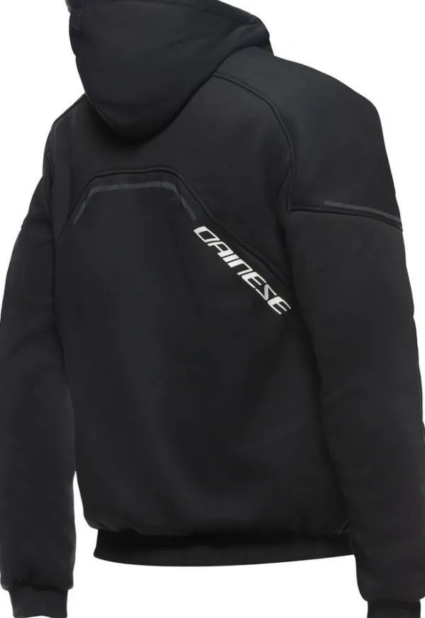Dainese Motorhoodies|Motorjassen-Daemon-X Motorhoodie Black/Black/White 9