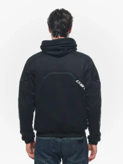 Dainese Motorhoodies|Motorjassen-Daemon-X Motorhoodie Black/Black/White 9