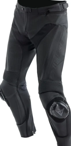 Dainese Motorbroeken-Delta 4 Perforated Leather Pants Motorbroek Black/Black