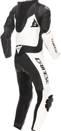 Dainese Motorpakken-Demon Sprint Perf 1Pc Leather Suit Racepak Black/White/White