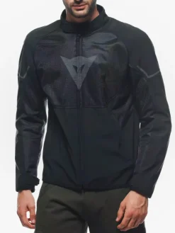 Dainese Motorjassen-Ignite Air Tex Motorjas Black/Black/Gray Reflex 96H