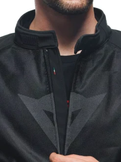 Dainese Motorjassen-Ignite Air Tex Motorjas Black/Black/Gray Reflex 96H