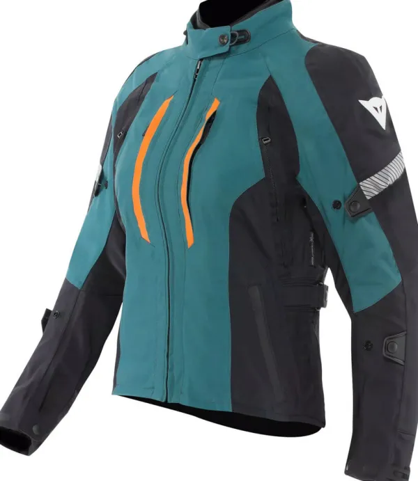 Dainese Motorjassen-Mangen D-Dry Absøluteshell Pro Ladies Motorjas Dark Sea/Black 76N