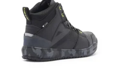 Heren Dainese Casual Motorschoenen|Heren Motorschoenen-Suburb D-WP Shoes Black/Camo/Acid Yellow 49J