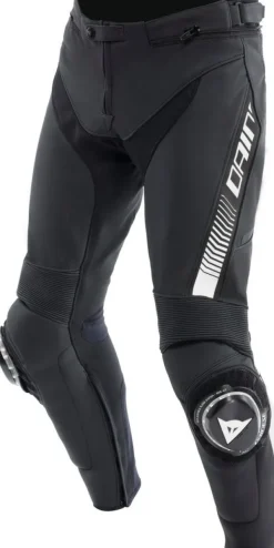 Dainese Motorbroeken-Super Speed Leather Motorbroek Black/White
