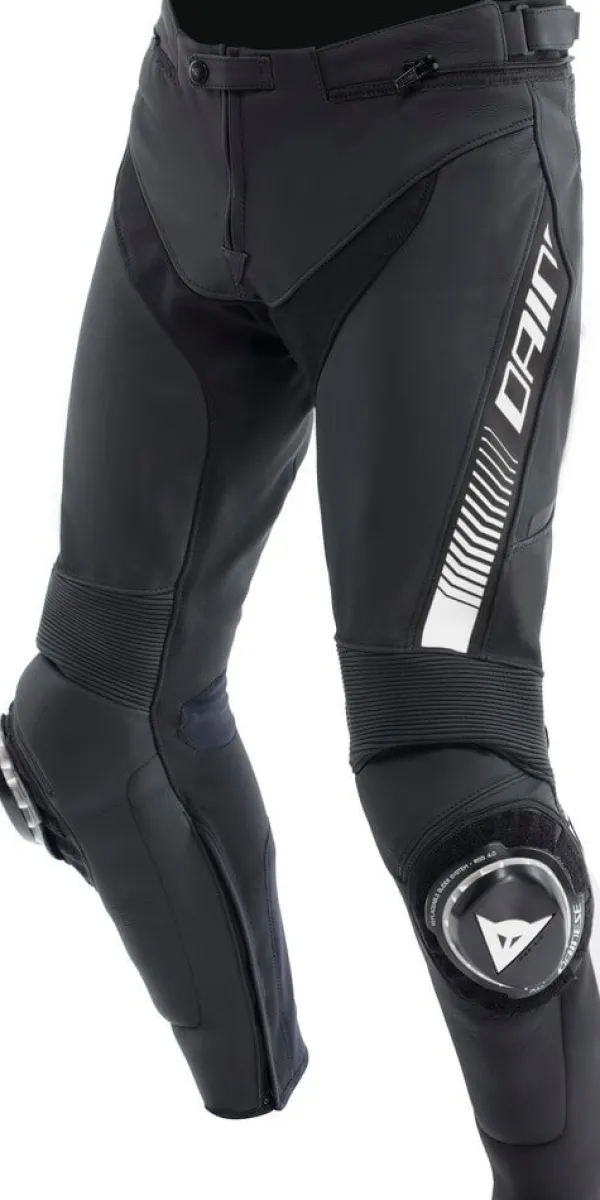 Dainese Motorbroeken-Super Speed Leather Motorbroek Black/White