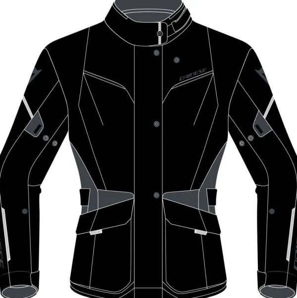 Dainese Motorjassen-Tempest 3 D-Dry Lady Motorjas Black/Black/Ebony Y21