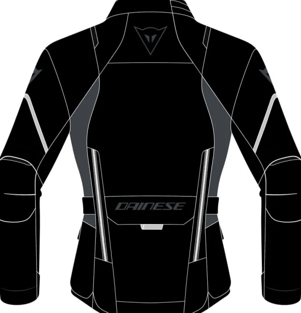 Dainese Motorjassen-Tempest 3 D-Dry Lady Motorjas Black/Black/Ebony Y21