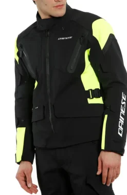 Dainese Motorjassen-Tonale D-Dry Motorjas Black/Fluo Yellow/Black R17