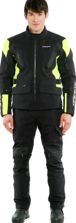 Dainese Motorjassen-Tonale D-Dry Motorjas Black/Fluo Yellow/Black R17