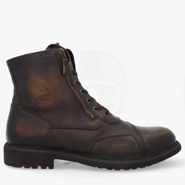 Heren Falco Heren Motorschoenen|Waterdichte Motorschoenen-Aviator Brown 707