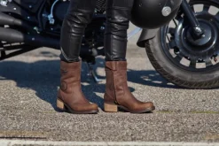 DAMES Falco Waterdichte Motorlaarzen|Dames Motorlaarzen-Ayda 2 Brown 707
