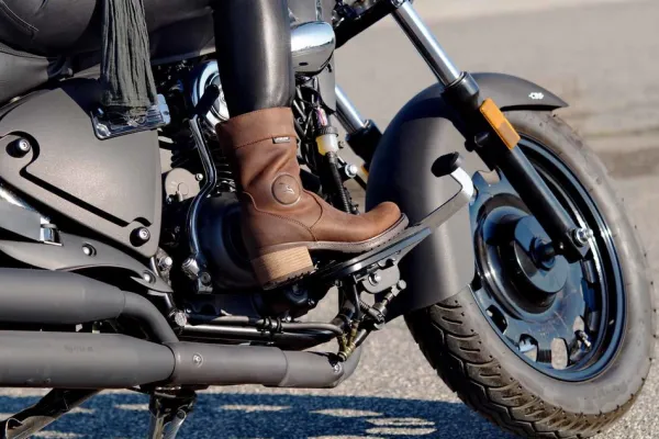 DAMES Falco Waterdichte Motorlaarzen|Dames Motorlaarzen-Ayda 2 Brown 707