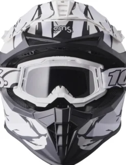 GMS Crosshelmen-Forti Graffi att Back/White