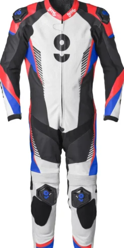 GMS Motorpakken-GRC-1 One Piece Black/Blue/Red