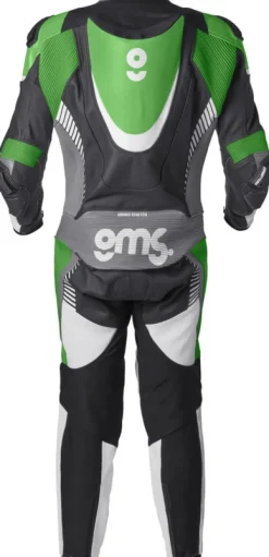 GMS Motorpakken-GRC-1 One Piece Black/White/Green