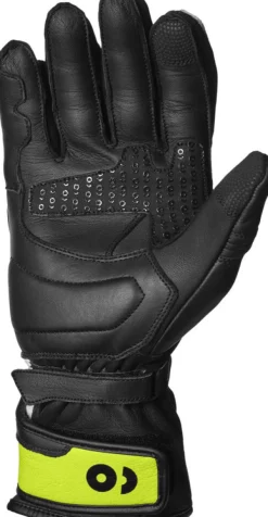GMS Motorhandschoenen-GR-1 F Gove Back/White/Yeow