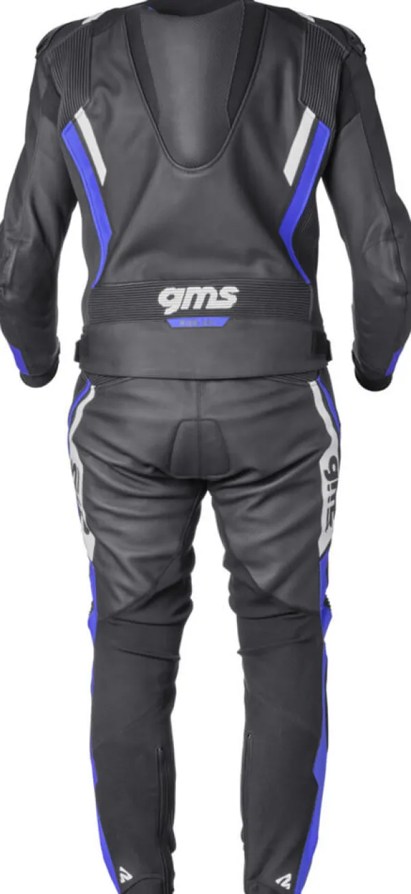 GMS Motorpakken-GR-1 Suit Black/Blue/White