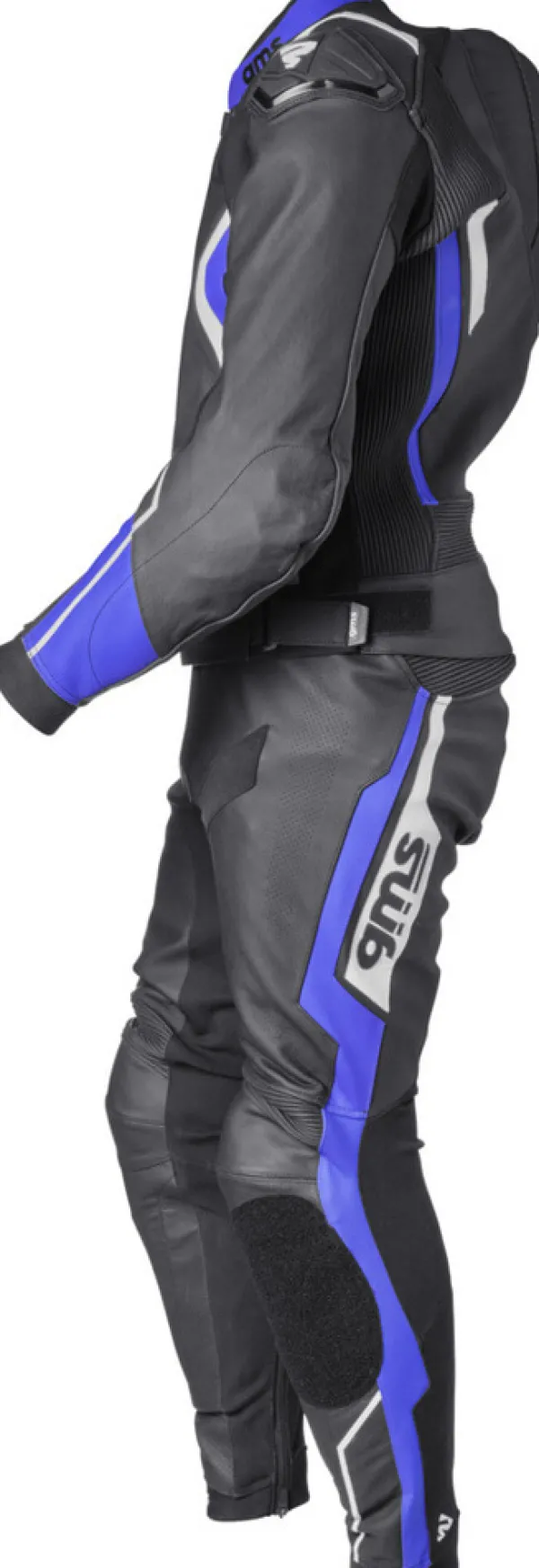 GMS Motorpakken-GR-1 Suit Black/Blue/White