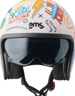 GMS Jethelmen-Ride & urf White/Yeow/Bue uer Vibe