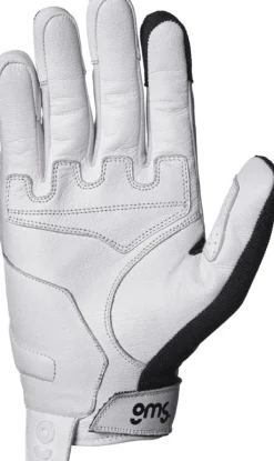 GMS Motorhandschoenen-oi Gove White/Back