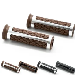 Barracuda Motor Onderdelen-Grips Classic Brown Insert Black (Pair) N1026-CMN