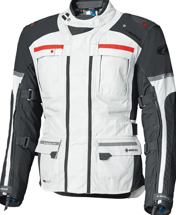 Held Motorjassen-Caree Evo otorja Gore-Tex Touring Grey/Red 072