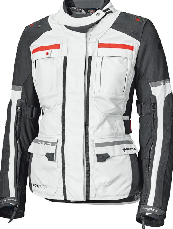 Held Motorjassen-Caree Evo otorja Gore-Tex Touring Grey/Red 072
