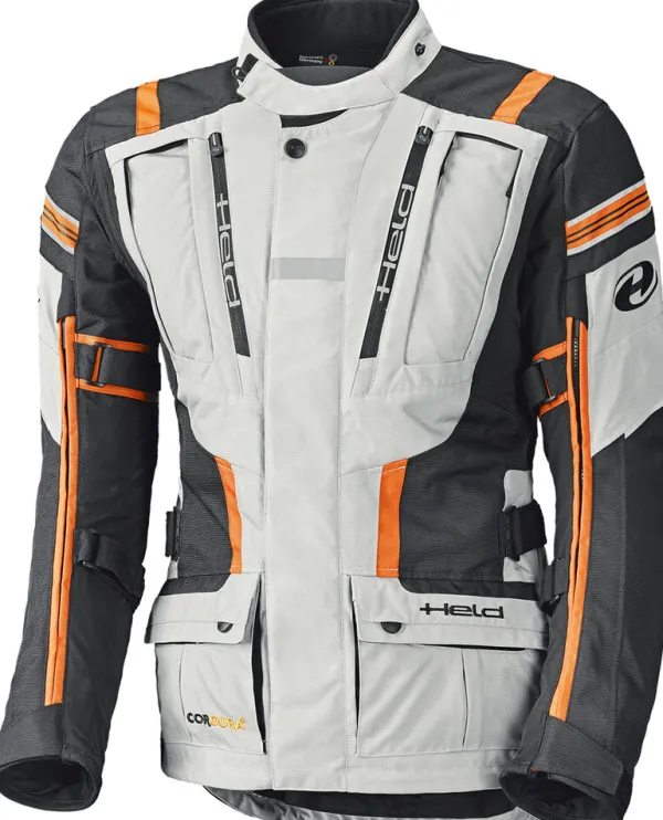 Held Motorjassen-Hakuna II otorja Touring Grey/Orange 067
