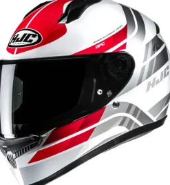 HJC Adventure Helmen|Integraalhelmen-C10 Hiper White/Red 283